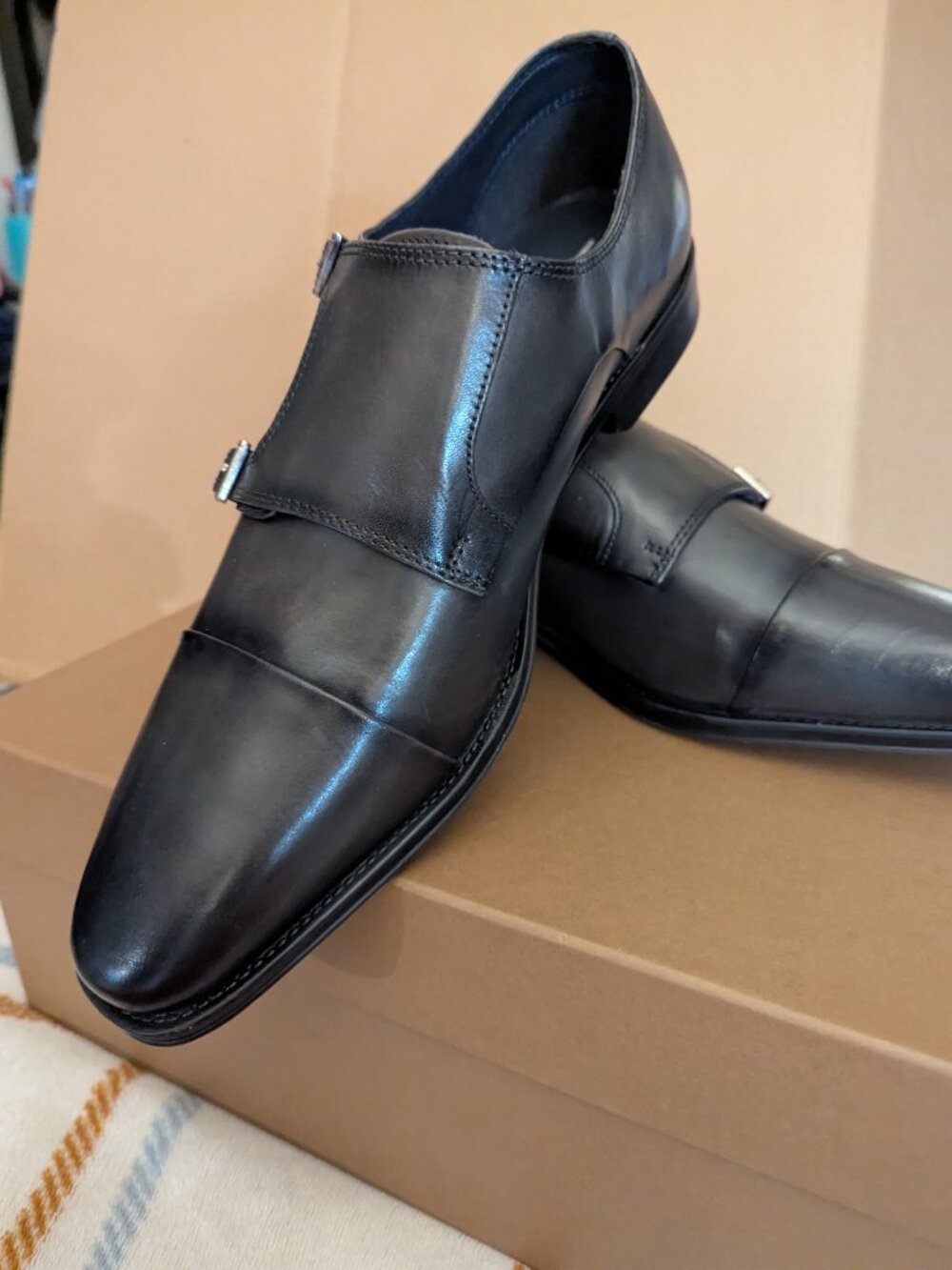 JUMP Men's Double Strap Shoes Size 9  "Grey & Almost New"